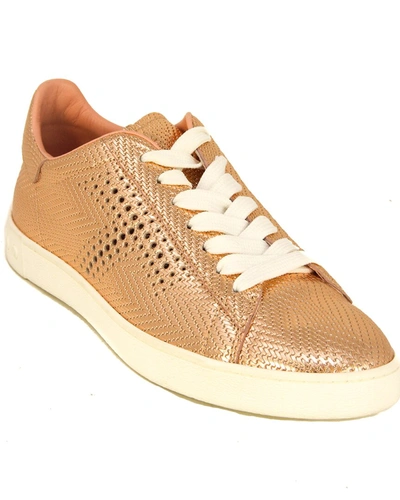 Shop Tod's Tods Light Box Leather Sneaker In Beige