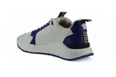 Versace Calf Leather Men's Sneakers In Multi