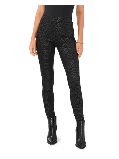 Shop Vince Camuto Womens Pattern Knit Leggings In Black