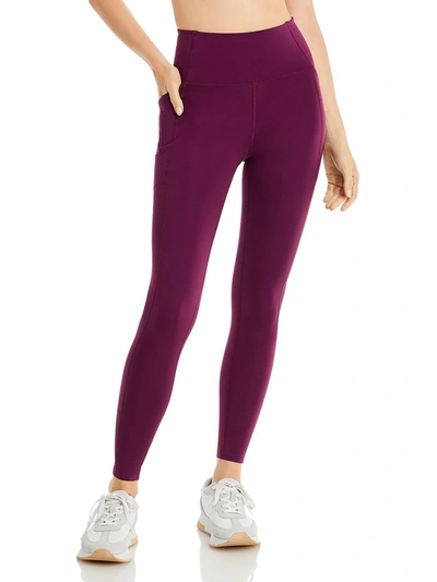 Shop Girlfriend Collective Womens Running Fitness Athletic Leggings In Pink