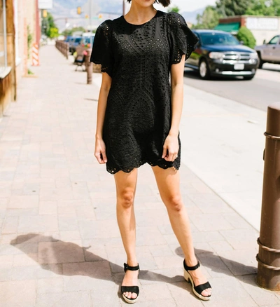 Shop Loveriche Eva Lace Dress In Black