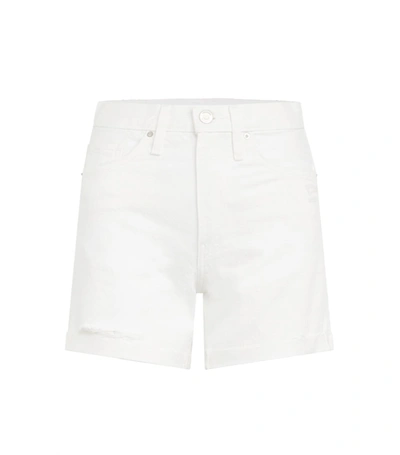 Hudson Devon High Rise Boyfriend Short With Cuff In White In White