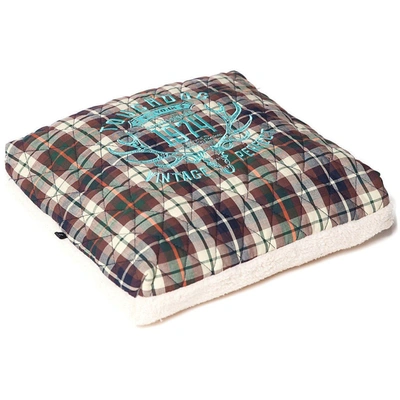 Shop Touchdog 'exquisite-wuff' Quilted Squared Designer Dog Bed In Multi
