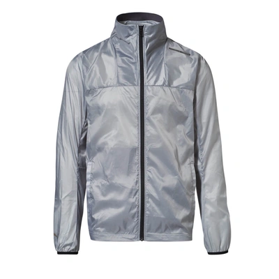 Shop Porsche Design Men's Limestone Polyester Active Jacket In Silver