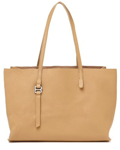 Shop Botkier Baxter E/w Leather Tote In Brown