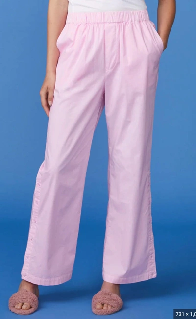 Shop Monrow Poplin Pocket Pant In Pink