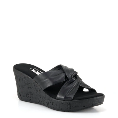 Shop Onex Women's Katya Wedge Sandal In Black