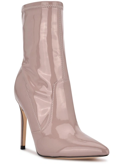 Nine West Jody Pointed Toe Bootie In Pink
