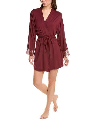 Shop Cosabella Sicilia Robe In Red