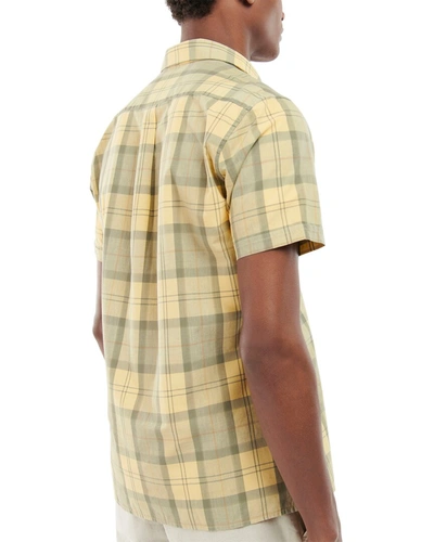 Shop Barbour Overdyed Shirt In Yellow