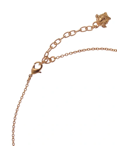 Shop Versace La Medusa Pendant Necklace In Gold