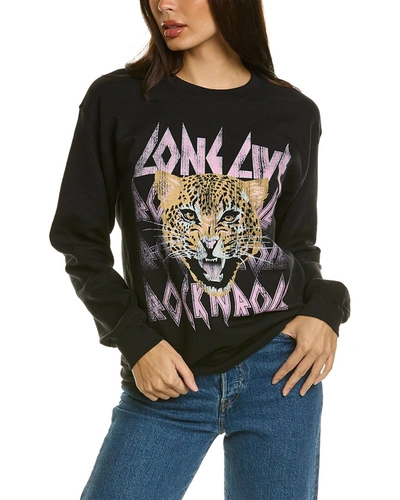 Shop Prince Peter Cheetah Pullover In Black