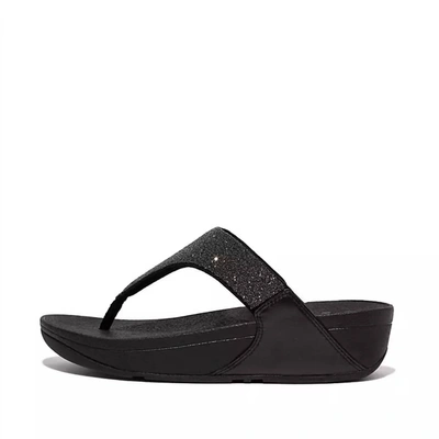 Shop Fitflop Women's Lulu Opul Toe-post Sandal In Black