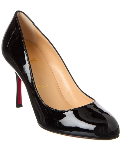 Shop Christian Louboutin Dolly 85 Patent Pump In Black