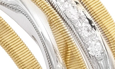 Marco Bicego Marrakech Onde 5-strand Diamond Ring In Yellow Gold