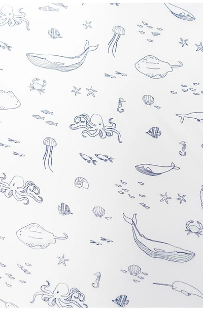 Stokke X Pehr Sleepi V3 Fitted Sheet In Life Aquatic