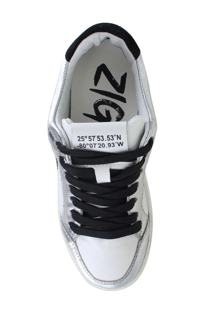 Ziginy Ruta Water Resistant Sneaker In White Black