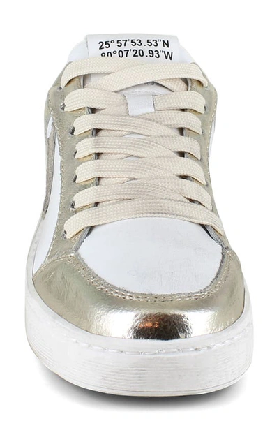 Ziginy Ruta Water Resistant Sneaker In Gold White