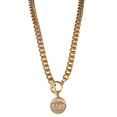 Shop Shelby & Grace Lsu Tigers Ramsey Gold Necklace
