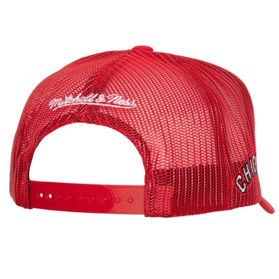 Shop Mitchell & Ness Red Chicago White Sox Curveball Trucker Snapback Hat