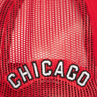 Shop Mitchell & Ness Red Chicago White Sox Curveball Trucker Snapback Hat