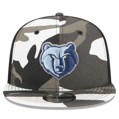 Shop New Era Camo Memphis Grizzlies Snow Camo Meshback 9fifty Snapback Hat