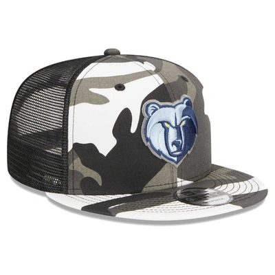 Shop New Era Camo Memphis Grizzlies Snow Camo Meshback 9fifty Snapback Hat