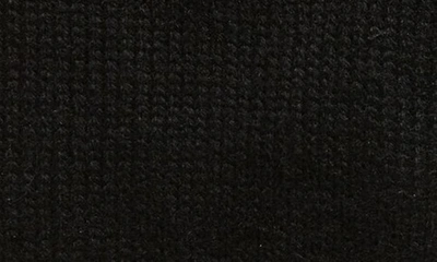 Shop Ugg Fleece Lined Knit Gloves In Black
