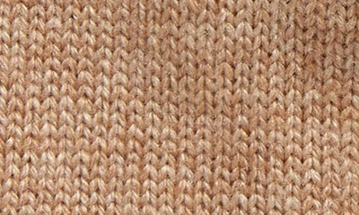 Shop Ugg Fleece Lined Knit Gloves In Camel