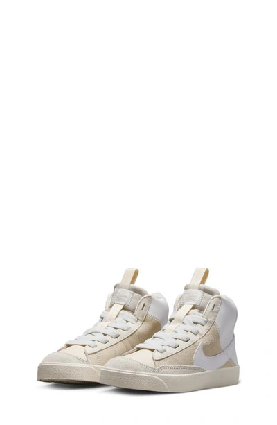 Shop Nike Kids' Blazer Mid '77 Se Sneaker In White/ Phantom/ Cream/ White