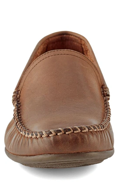 Shop Frye Lewis Venetian Driving Loafer In Tan