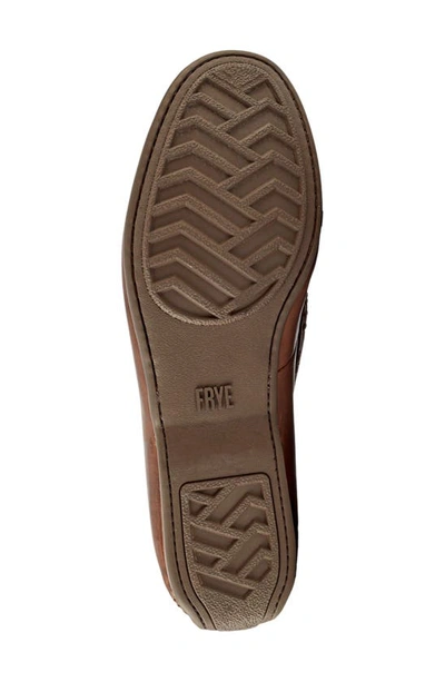 Shop Frye Lewis Venetian Driving Loafer In Tan