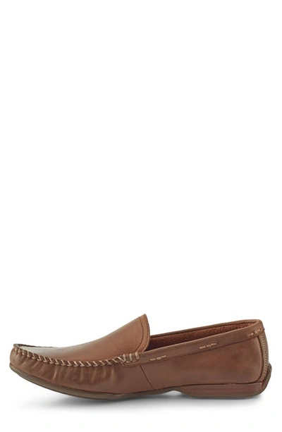 Shop Frye Lewis Venetian Driving Loafer In Tan