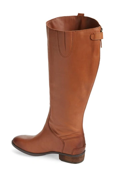 Sam Edelman Knee High Boot In Whiskey Wide Calf