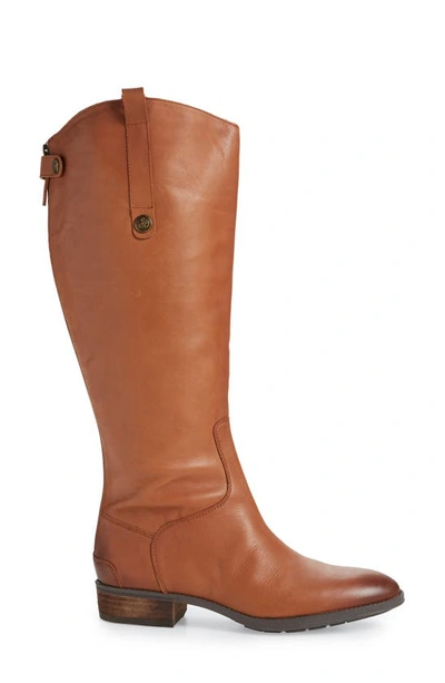 Sam Edelman Knee High Boot In Whiskey Wide Calf