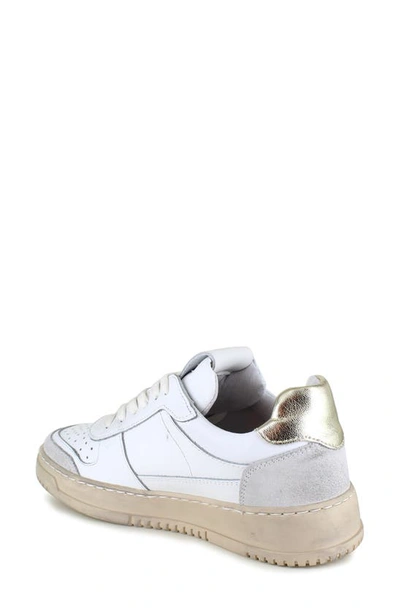 Ziginy Senta Water Resistant Sneaker In White Leather