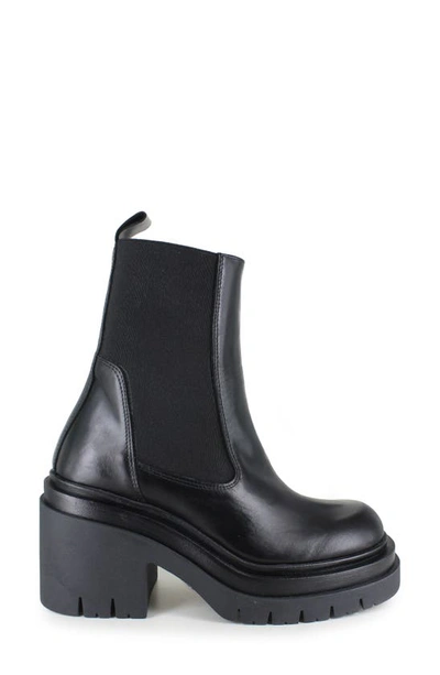 Ziginy Emery Chelsea Boot In Black Leather