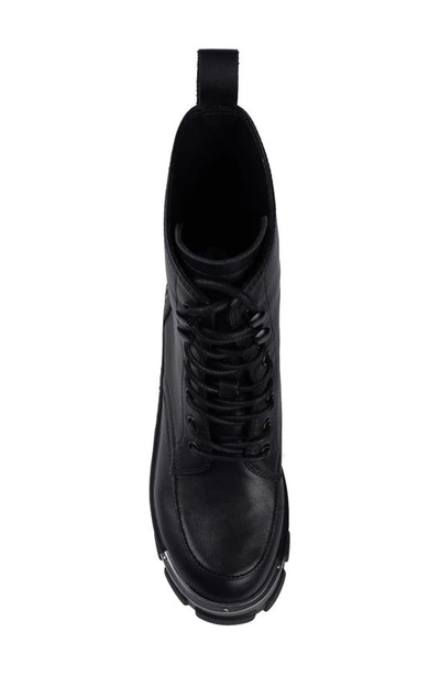 Ziginy Jossi Platform Bootie In Black Leather
