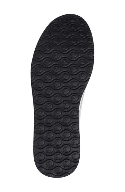Ziginy Bruce Water Resistant Platform Sneaker In Black White Leather