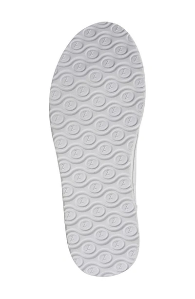 Ziginy Bruce Water Resistant Platform Sneaker In Off White Leather