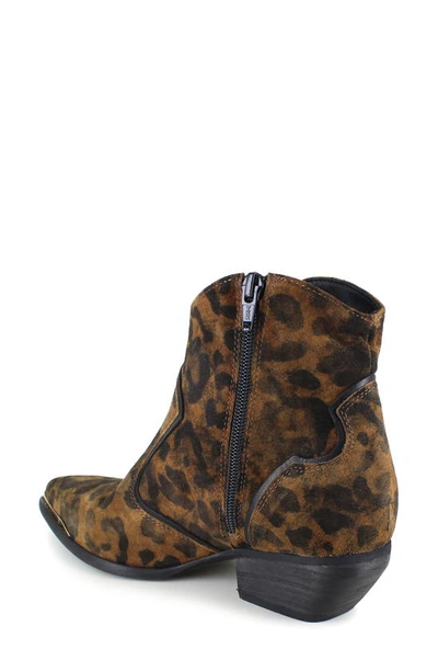 Ziginy Gretchen Water Resistant Western Boot In Tan Leather
