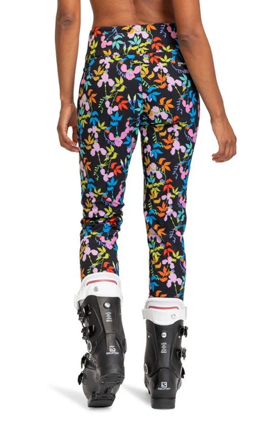 Shop Roxy X Rowley Fuseau Floral Print Insulated Snow Pants In Multifloral