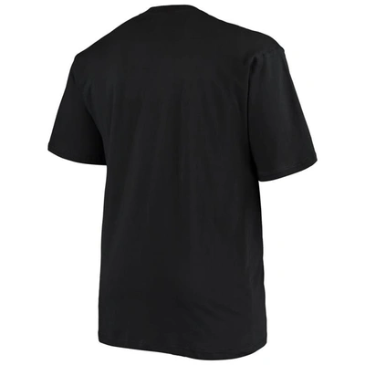 Shop Fanatics Branded Black New England Patriots Big & Tall Color Pop T-shirt