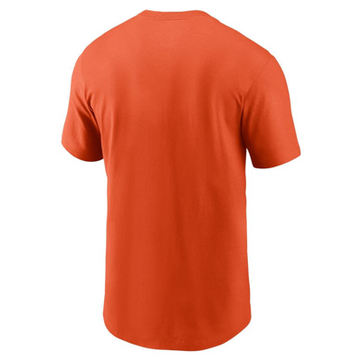 Shop Nike Orange Chicago Bears Team Athletic T-shirt