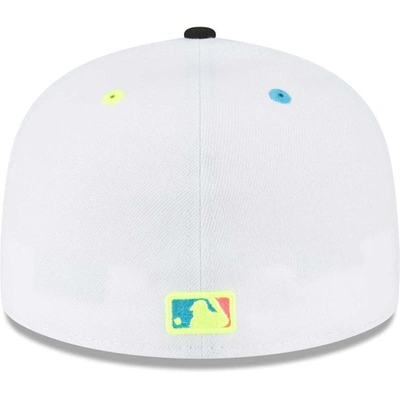 Shop New Era White Chicago White Sox Neon Eye 59fifty Fitted Hat