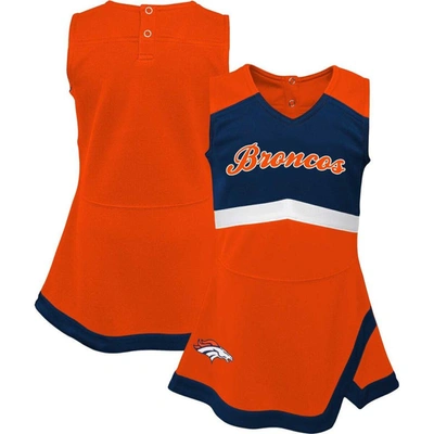 Shop Outerstuff Girls Infant Orange Denver Broncos Cheer Captain Jumper Dress