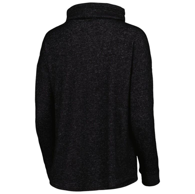 Shop Boxercraft Heathered Black Minnesota United Fc Cuddle Tri-blend Pullover Sweatshirt In Heather Black