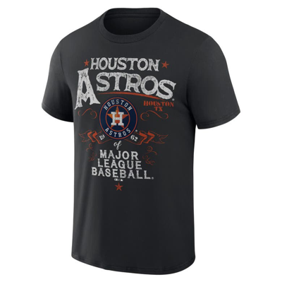 Shop Darius Rucker Collection By Fanatics Black Houston Astros Beach Splatter T-shirt