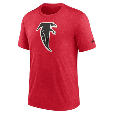Shop Nike Heather Maroon Atlanta Falcons Rewind Logo Tri-blend T-shirt