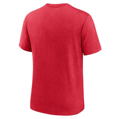 Shop Nike Heather Maroon Atlanta Falcons Rewind Logo Tri-blend T-shirt